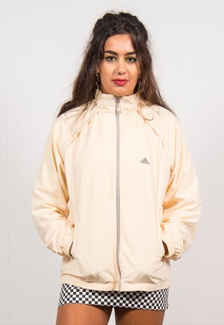 ADIDAS VINTAGE 90'S YELLOW TRACKSUIT JACKET