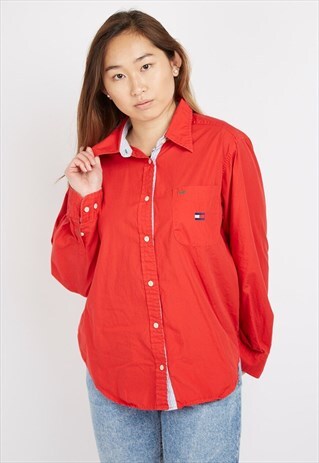 RETRO RED TOMMY HILFIGER SHIRT