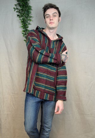 BURGUNDY BAJA JUMPER