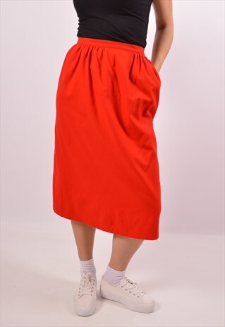 VINTAGE PENDLETON SKIRT RED