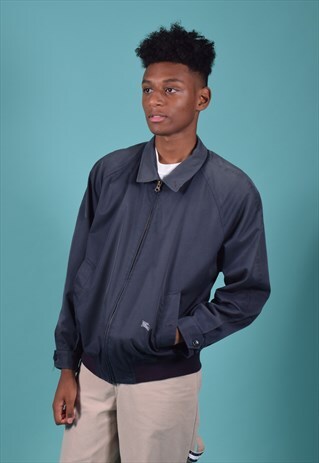VINTAGE BURBERRY'S NAVY HARRINGTON JACKET