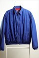 Vintage Polo Ralph Lauren Puffer Pony Logo Jacket Blue