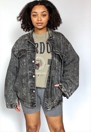 gap oversized denim jacket