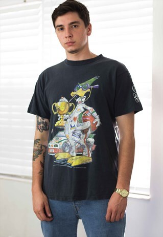 VINTAGE RACING T-SHIRT LOGO 90S X 9