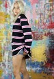 OVERSIZED JUMPER IN ALL SORTS STRIPES