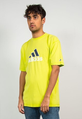 ADIDAS NEON YELLOW T-SHIRT