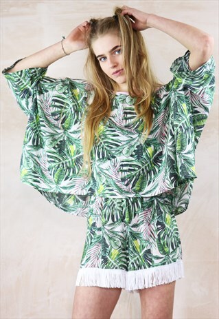 I SEE YOU BABY TASSEL SHORTS & TOP CO-ORD