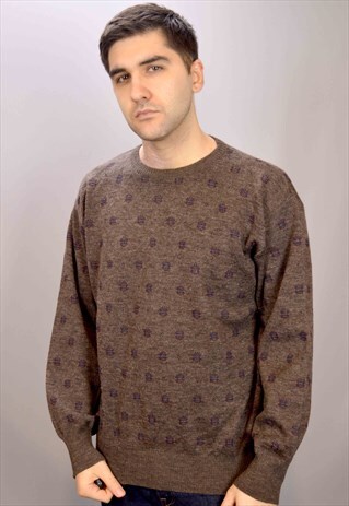 PATTERNED VINTAGE SWEATER