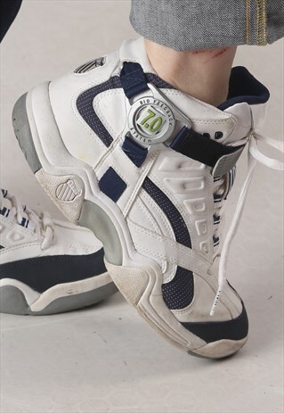 K-SWISS HI TOP TRAINERS UK 7.5 , US 8.5 (L1D)
