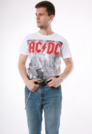 90S VINTAGE AC/DC ANGUS YOUNG OLDSCHOOL T-SHIRT 13774