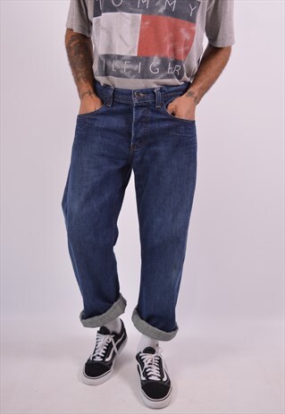 VINTAGE LEVI'S JEANS STRAIGHT FIT NAVY BLUE