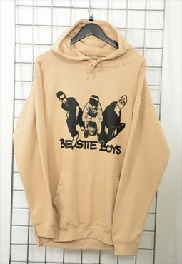 Beastie Boys Hoodie Beige Size XL 