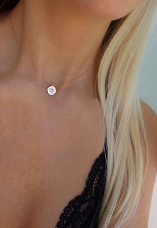THE ROSE GOLD NORTH STAR NECKLACE