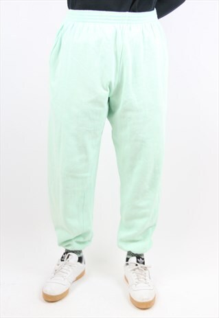 VINTAGE 90'S PALE GREEN TRACKSUIT BOTTOMS