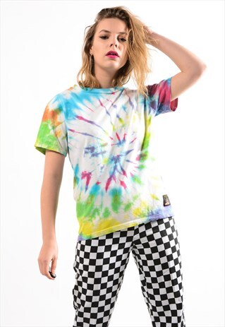 VINTAGE FESTIVAL TIE DYE TEE SHIRT