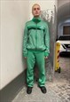 VINTAGE ADIDAS 90S GREEN TRACK JACKET