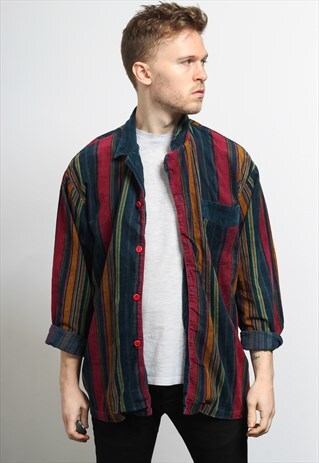 VINTAGE CORDUROY CORD SHIRT