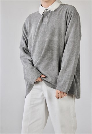 VINTAGE COLLARED RUGBY TOP