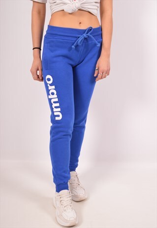 VINTAGE UMBRO TRACKSUIT TROUSERS BLUE