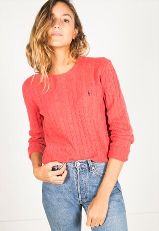 VINTAGE 80S POLO RALPH LAUREN JUMPER / R4214C601