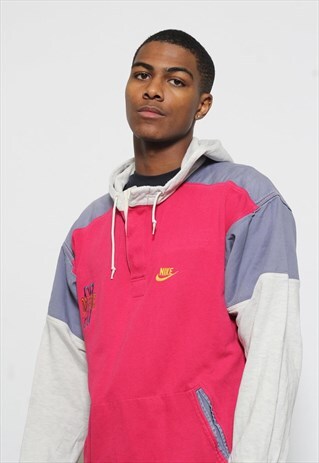 VINTAGE NIKE 80S HOODIE PINK