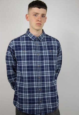 VINTAGE 90'S BLUE CHECK SHIRT