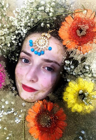 MAHARANI HEADPIECE TURQUOISE