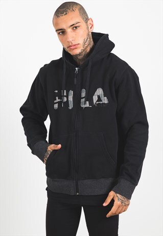 VINTAGE 80S FILA FULL ZIP HOODIE / S4309