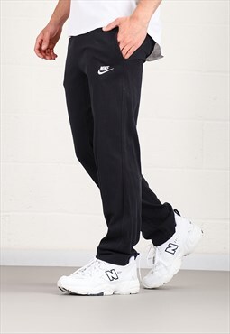 Vintage Nike Joggers in Black Lounge Gym Sweatpants Small
