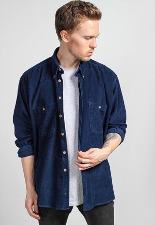 VINTAGE OVERSIZED CORDUROY SHIRT