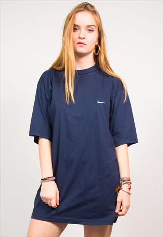 NIKE VINTAGE 90'S DARK NAVY BASIC SPORTS T-SHIRT