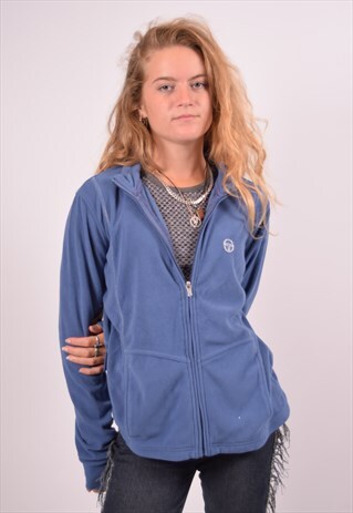 VINTAGE SERGIO TACCHINI FLEECE JACKET BLUE