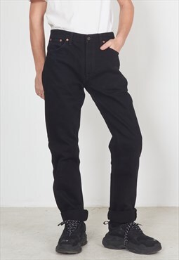 Vintage Black LEVIS 521 Fit Denim Jeans W 33 L 34