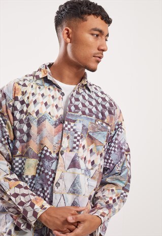 VINTAGE PATTERNED FESTIVAL LONG SLEEVE SHIRT
