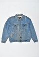 Vintage 90's Lee Sherpa Denim Jacket Blue