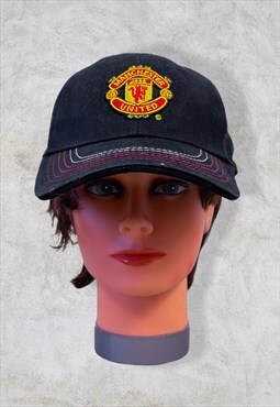 Vintage Manchester United Cap Official Black