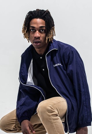 VINTAGE 90S REEBOK JACKET IN BLUE