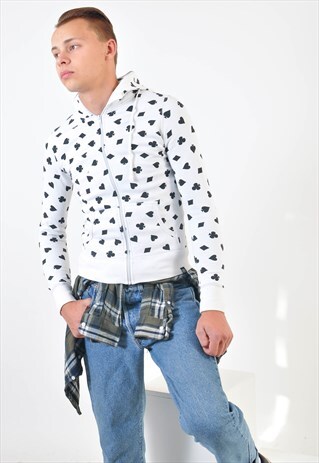 VINTAGE HOODIE IN WHITE