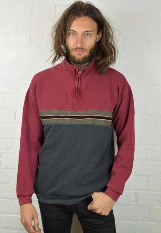 VINTAGE 90'S 1/4 ZIP SWEATSHIRT