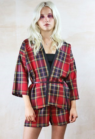 RED TARTAN CO-ORDINATES