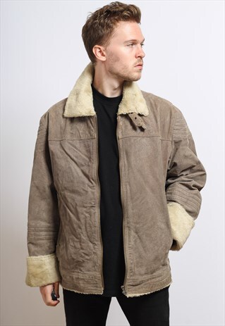 VINTAGE LEATHER AVIATOR JACKET