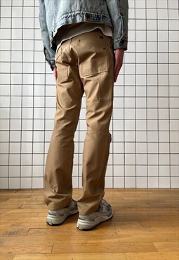 Vintage LEVIS Pants Work Carpenter Double Knee 90s Brown