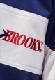 BROOKS VINTAGE MEN'S M TRACKSUIT JACKET JUMPER FULL ZIP