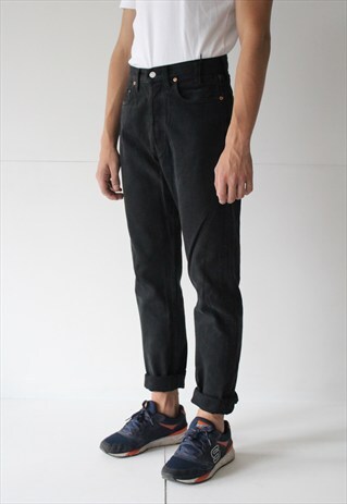 VINTAGE RETRO BLACK 510 FIT LEVI'S JEANS DENIM W30 L34