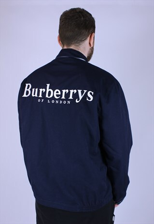 80S VINTAGE BURBERRY HARINGTON JACKET RARE NOVA
