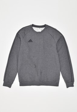 Vintage 00's Y2K Adidas Sweatshirt Jumper Grey