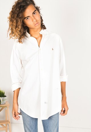 VINTAGE 80S POLO RALPH LAUREN SHIRT 0080 / 100