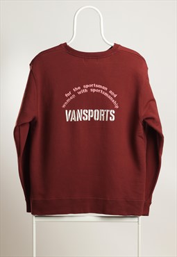 Vintage Vansports Crewneck Sweatshirt Maroon