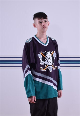 MIGHTY DUCKS EMBROIDERED JERSEY