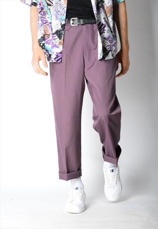 VINTAGE 80S PURPLE PANTS